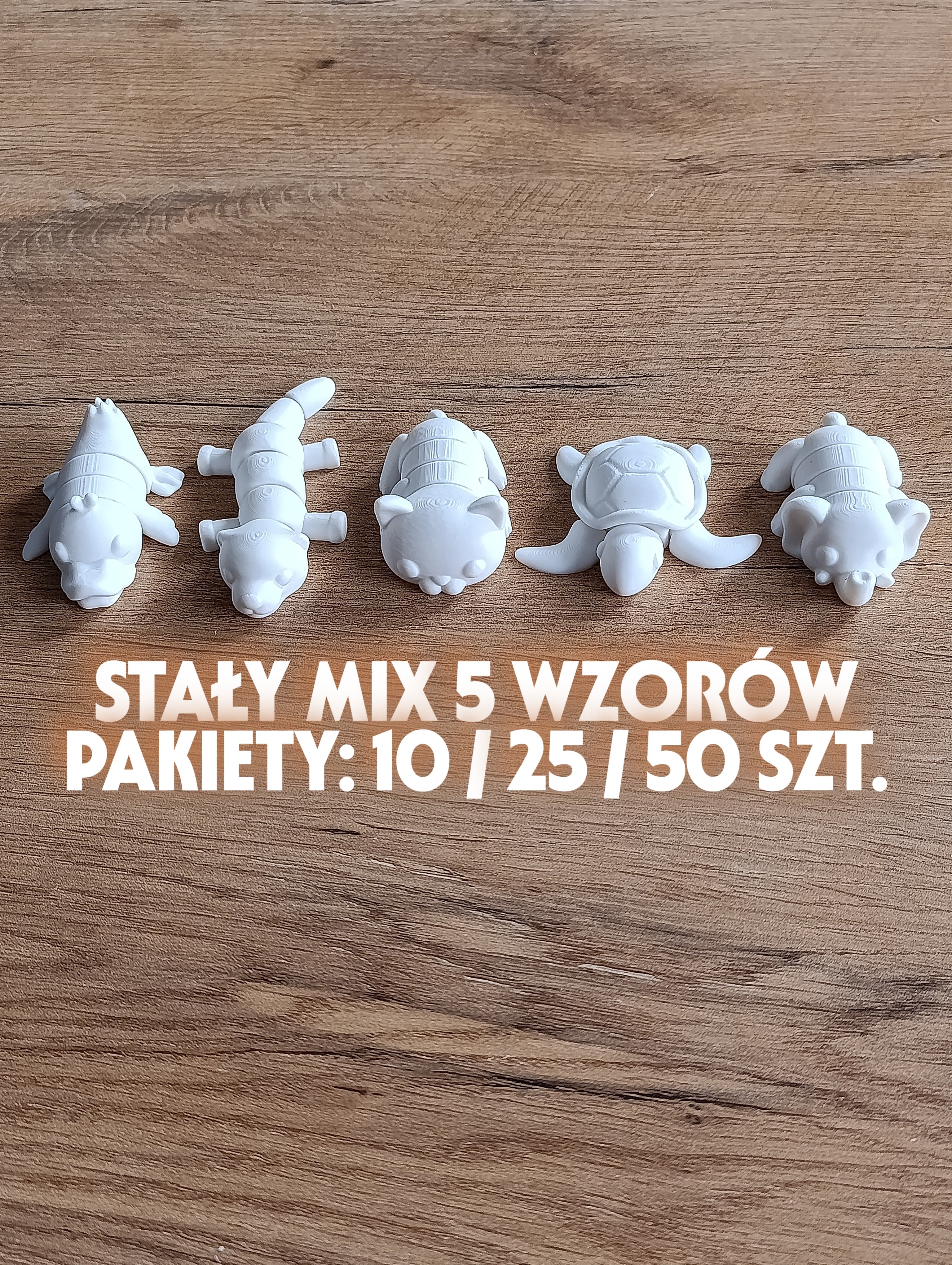 Zestaw figurek: Zwierzęcy mix – 5 wzorów