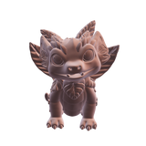 Figurka 3D do malowania smok roślinny