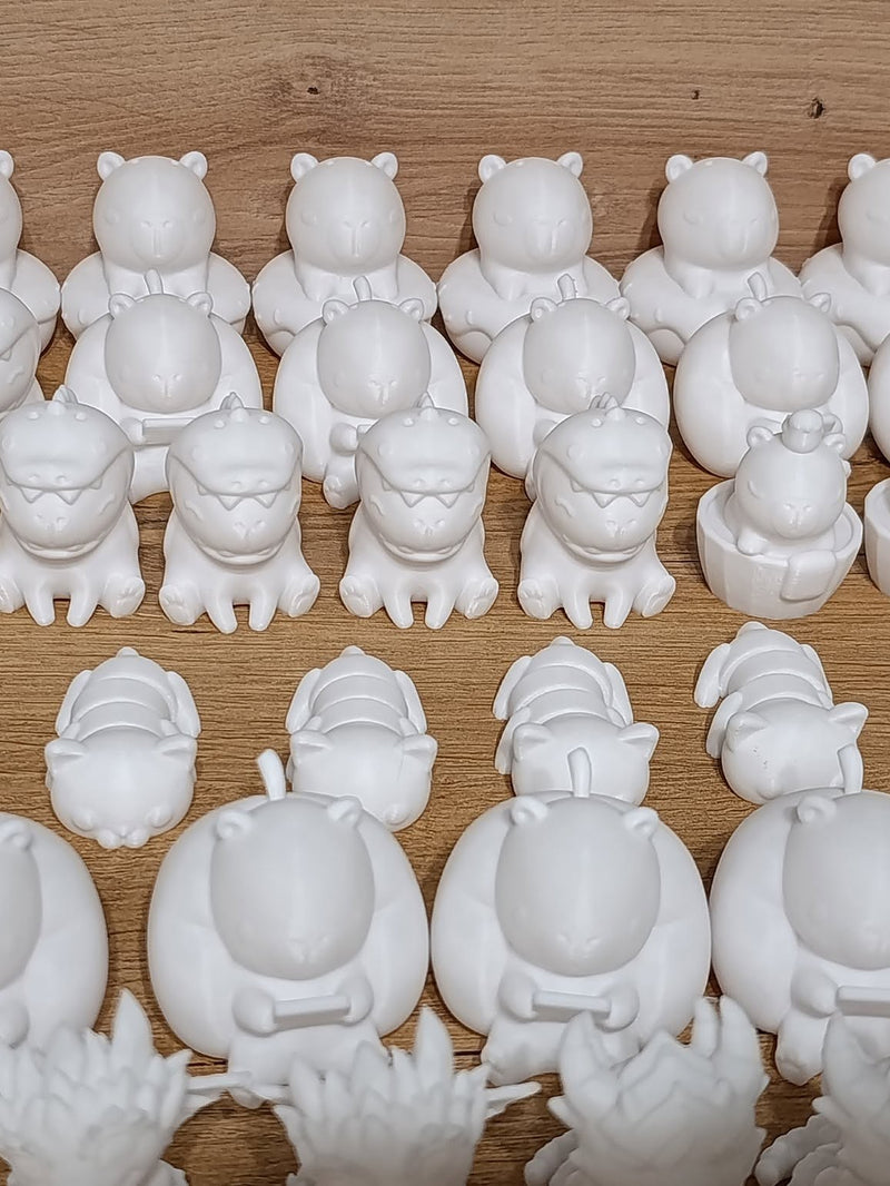 Figurki 3D do malowania